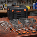 Caja de Herramientas Profesional Completa con 450 Piezas en Acero Inoxidable