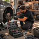 Caja de Herramientas Profesional Completa con 450 Piezas en Acero Inoxidable