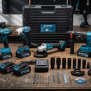 Kit Completo de Herramientas de Perforación, Corte e Impacto MaxFusion + REGALO: Batería Extra y Accesorios Complementarios